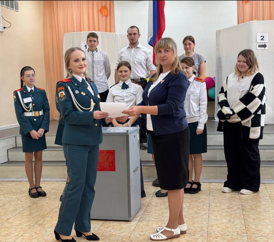 В Кирилловской школе состоялись выборы руководителя школьного ученического самоуправления.